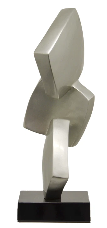 Statua Scultura Soprammobile AMBIENTI GLAMOUR Mondi Quadrati con base in Marmo, fotografia 4 di 7