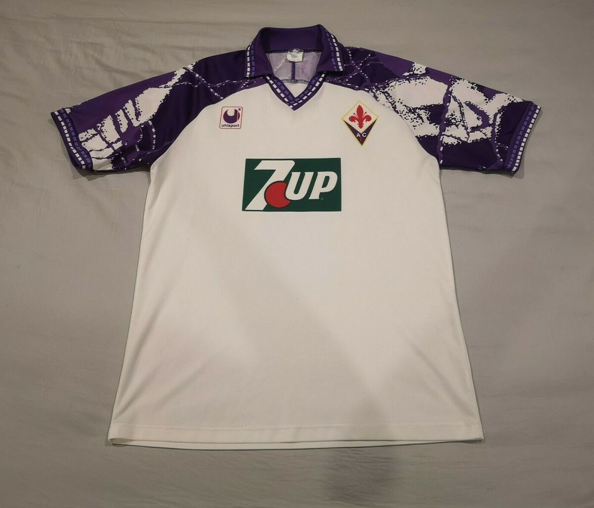 Uhlsport Fiorentina 1993-94 Away 7up M Shirt | eBay Uhlsport Fiorentina 1993-94 Away 7up M Shirt | eBay