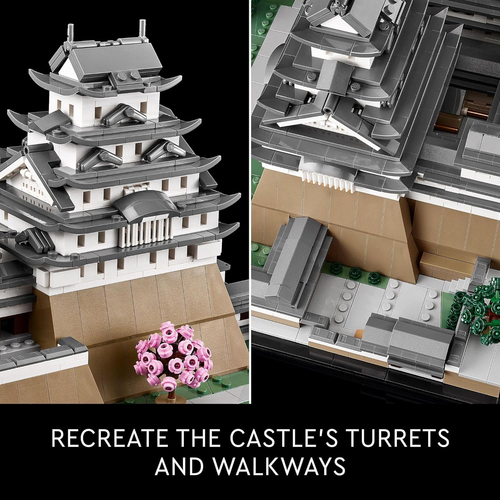 LEGO Architecture Himeji Castle, Collectible Model Building Kit for Adults, Idea - Picture 3 of 11
