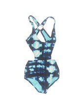 Raisins Girls Blue One Piece Swimsuit 7