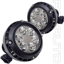 Fit 2007-2014 Ford Mustang Escape Explorer Led Clear Lens Fog Driving Lights Kit