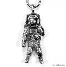 Astronaut Keyring Chain - Stunning Detail- UK Handmade Space Moon Exploration