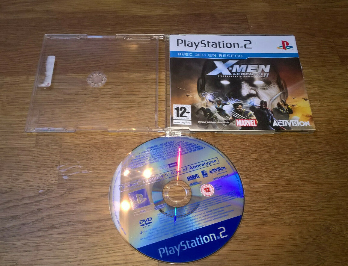 X-men legends 2 - PS2 CD Promo Press jeu complet /
