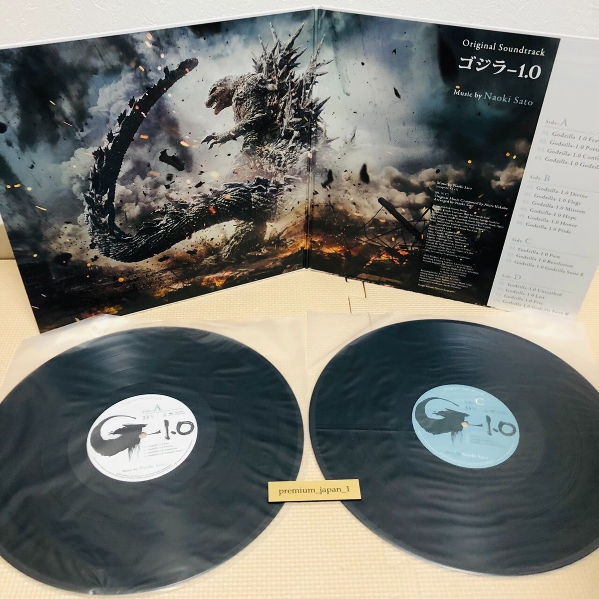 ゴジラ-1.0 Original Soundtrack レコード Original Soundtrack Godzilla Minus One -1.0 LP Analog Record