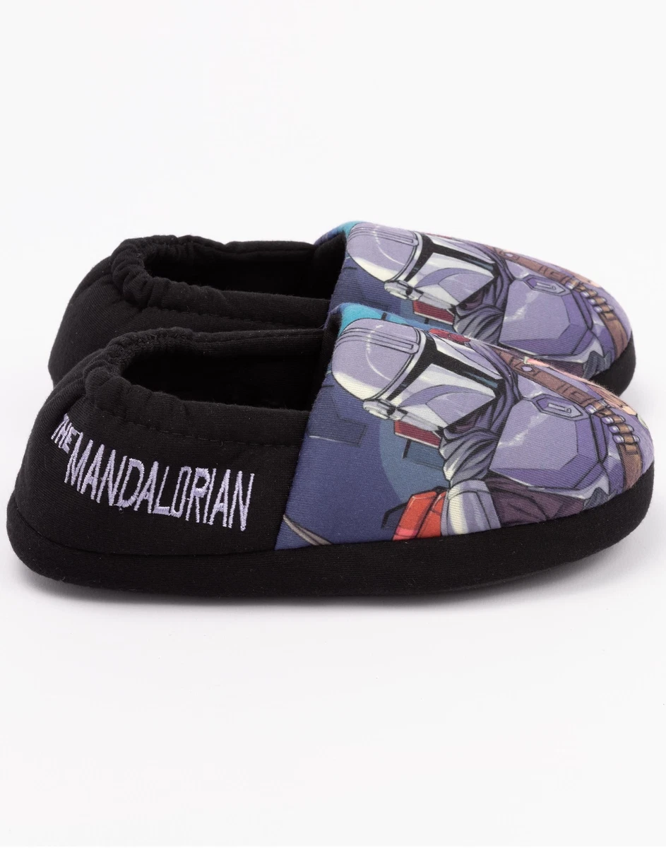 The Mandalorian Slippers Boys Baby Yoda Star Wars House Shoes eBay