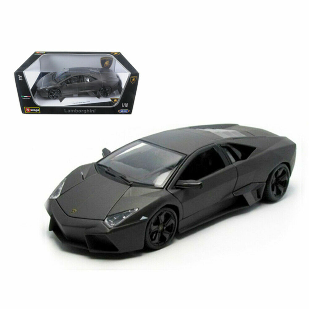 Lamborghini Reventon Matt Grey 1/18 Diecast Model Car by Bburago