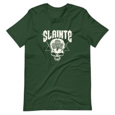 the amazing Slainte skull healthy Style, Short-Sleeve Unisex T-Shirt