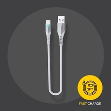 1ft Short USB C Fast Charger Cable for iPhone 15, 16 Pro Max, iPad Pro, iPad Air