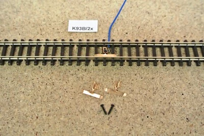 K93B, Schaltkontakte Satz KaModel für N Gleise (Fleischmann, Peco etc.), 2-10St