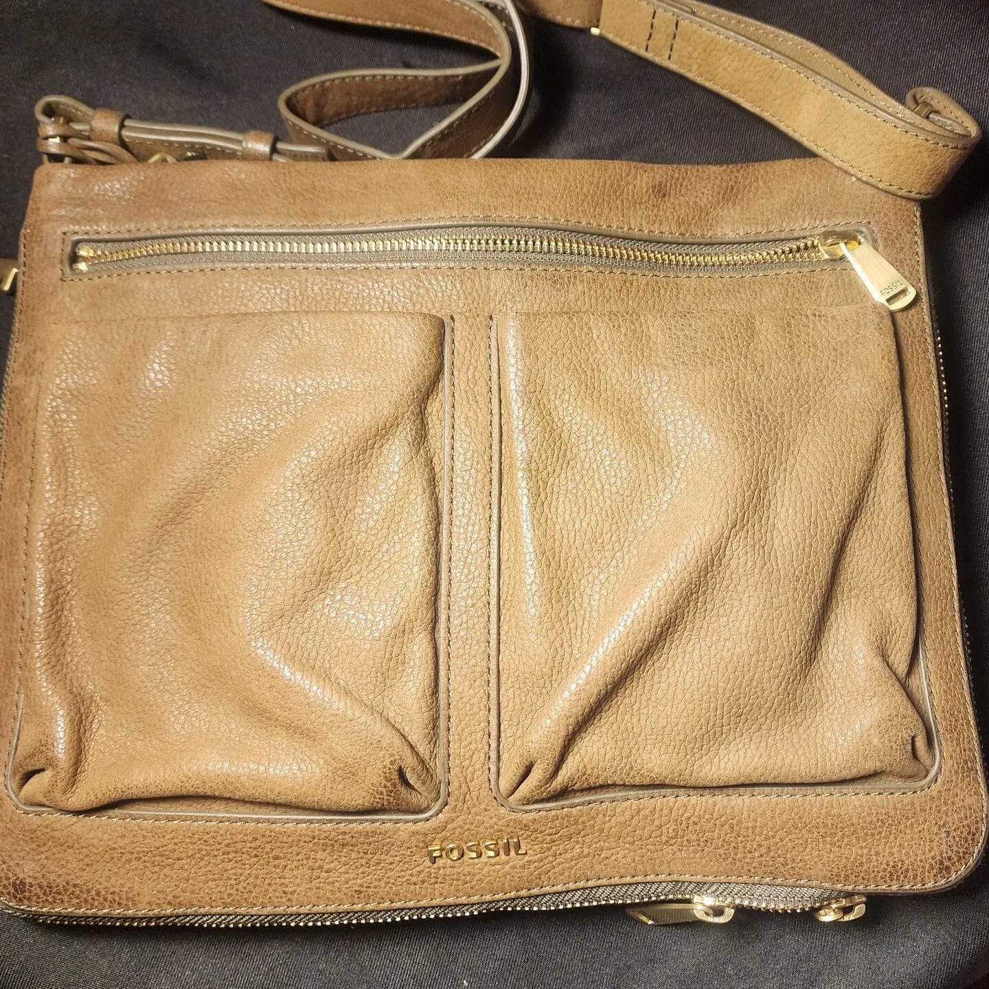 Fossil Fiona Crossbody Olive Green Leather Crossbody … Gem