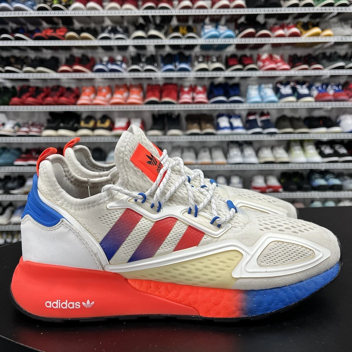 Las mejores ofertas en adidas ZX 2K Boost Red Blue Gradient | eBay