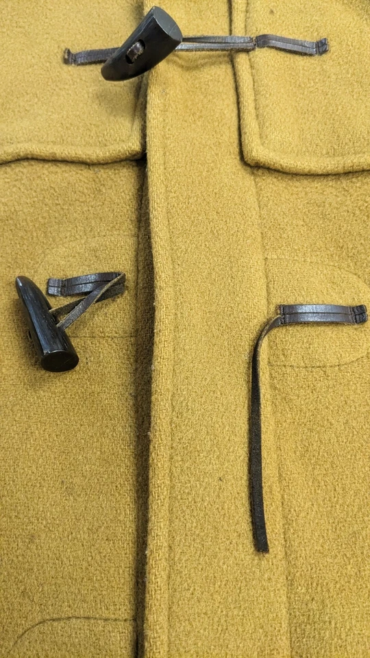 Chaqueta Abrigo Vintage Gloverall Lona Lana Talla Grande Verde Foto 4 de 4