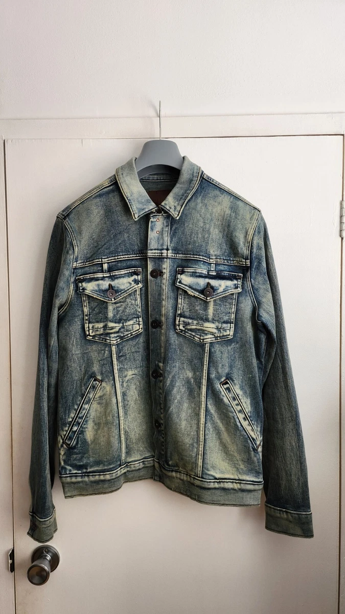 PAIGE SCOUT LAFFERTY DENIM JACKET MENS SIZE LARGE 275 RRP