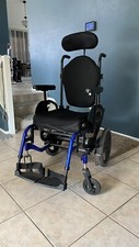 Quickie Iris Tilt-In-Space Manual Transport Rehab Wheelchair lightly Used