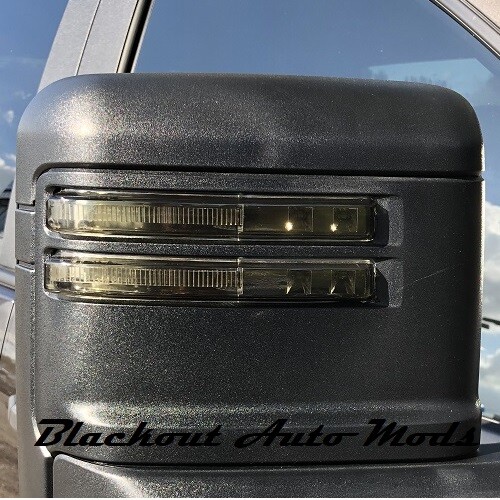 2020 Chevy Silverado 2500 Head Light Blackout Kit Smoked Vinyl Overlay