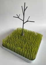 Boon Grass Drying Rack Square 9  x 9  Baby Bottle Air Dryer w/ Tree