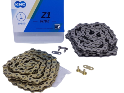 KMC Z1 Wide Bike Chain - 1/2" X 1/8" 112 Links For BMX & Single Speed Bikes