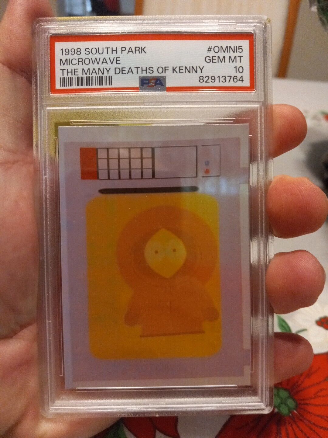 1998 South Park The Many Deaths of Kenny MICROWAVE #OMNI5  PSA 10 200 RESERVE