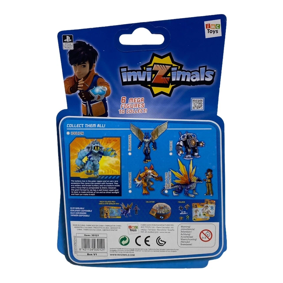 Invizimals Icelion IMC Toys Playstation Mega Figura de Acción Videojuego 2014 Nuevo Foto 4 de 4