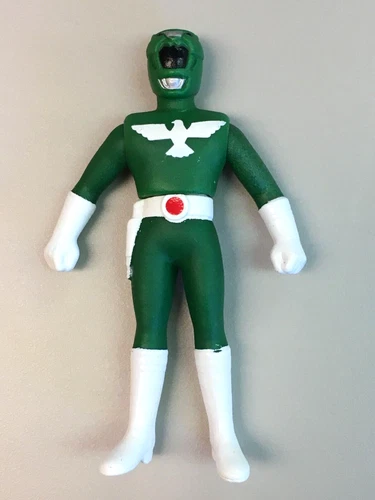 Vintage Green Power Ranger MMPR KO 4.25" Mighty Morphin Power Rangers Figure