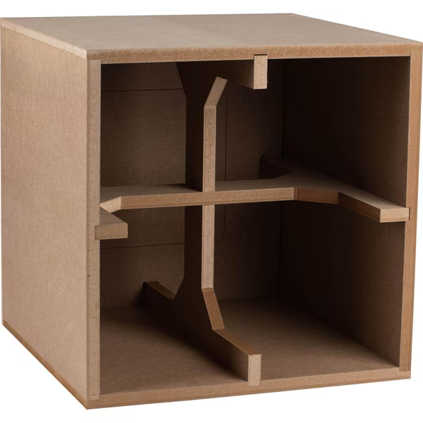 Knock-Down MDF 3 ft³ Subwoofer Cabinet for Dayton Audio Ultimax II