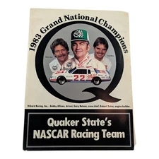 Rare 1983 Bobby Allison Quaker State Media Packet Robert Yates DiGard Racing