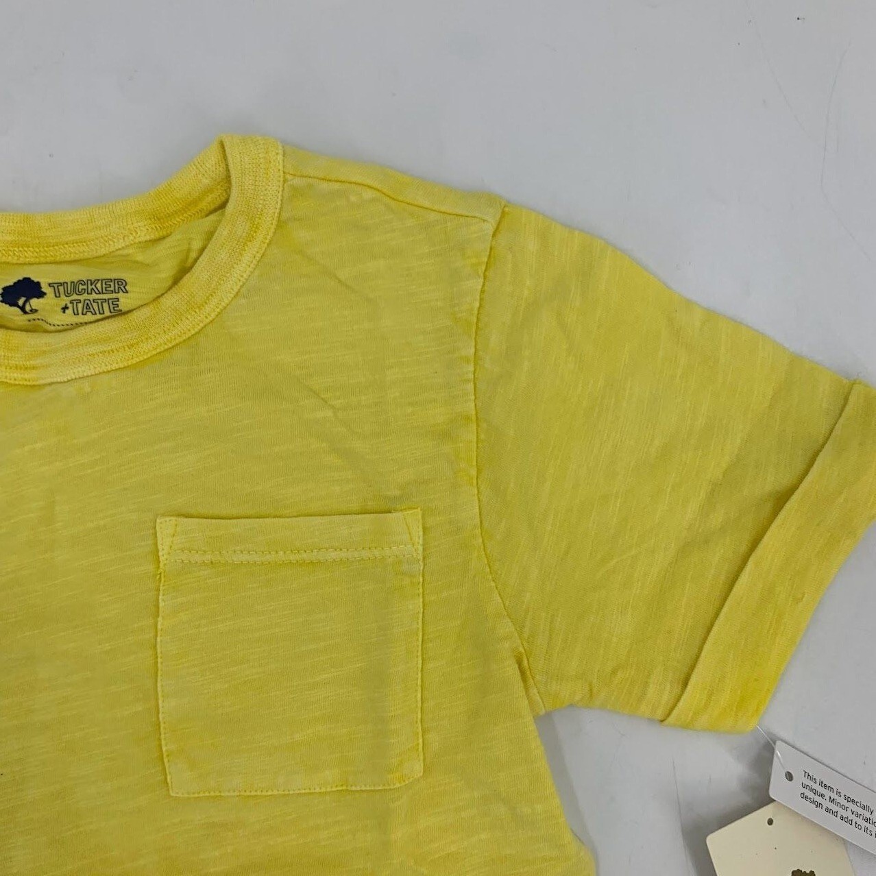 Tucker + Tate Kids' Relaxed Pocket Crew Neck Short Sleeve T-shirt Size 4 NWT