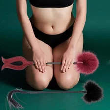Spanking Whip Feather Paddle Couples Foreplay Flirting Flogger Torture Game