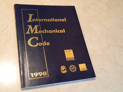 International Mechanical Code 1998 ICC, BOCA, SBCCI, UBC