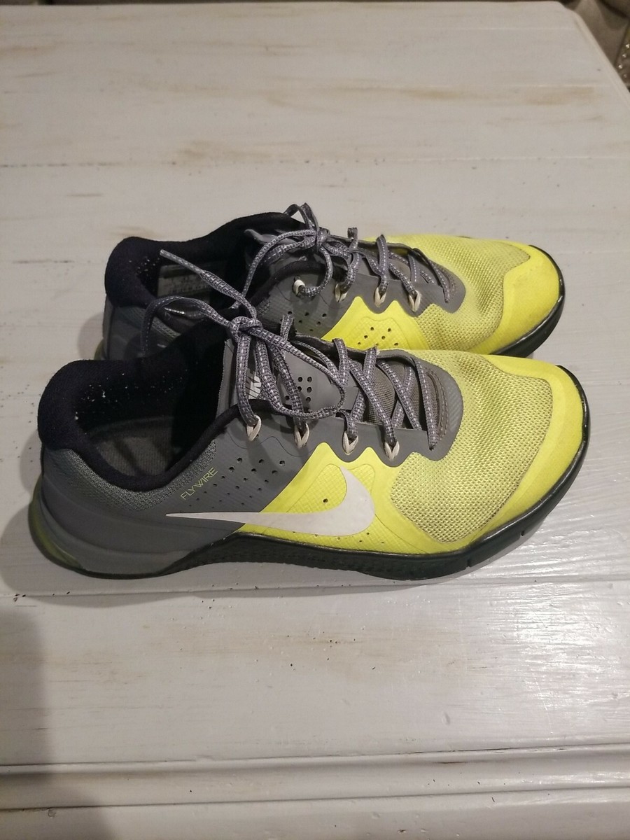 Nike Metcon Volt Flywire Running Green Grey Black 819899-701