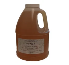 5LB. Pennsylvania RAW  WILDFLOWER HONEY 100% PURE & NATURAL from PA Wildflowers