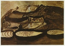 Dark Hill, Graham Sutherland print in 10 x 12 inch mount ready to frame SUPERB