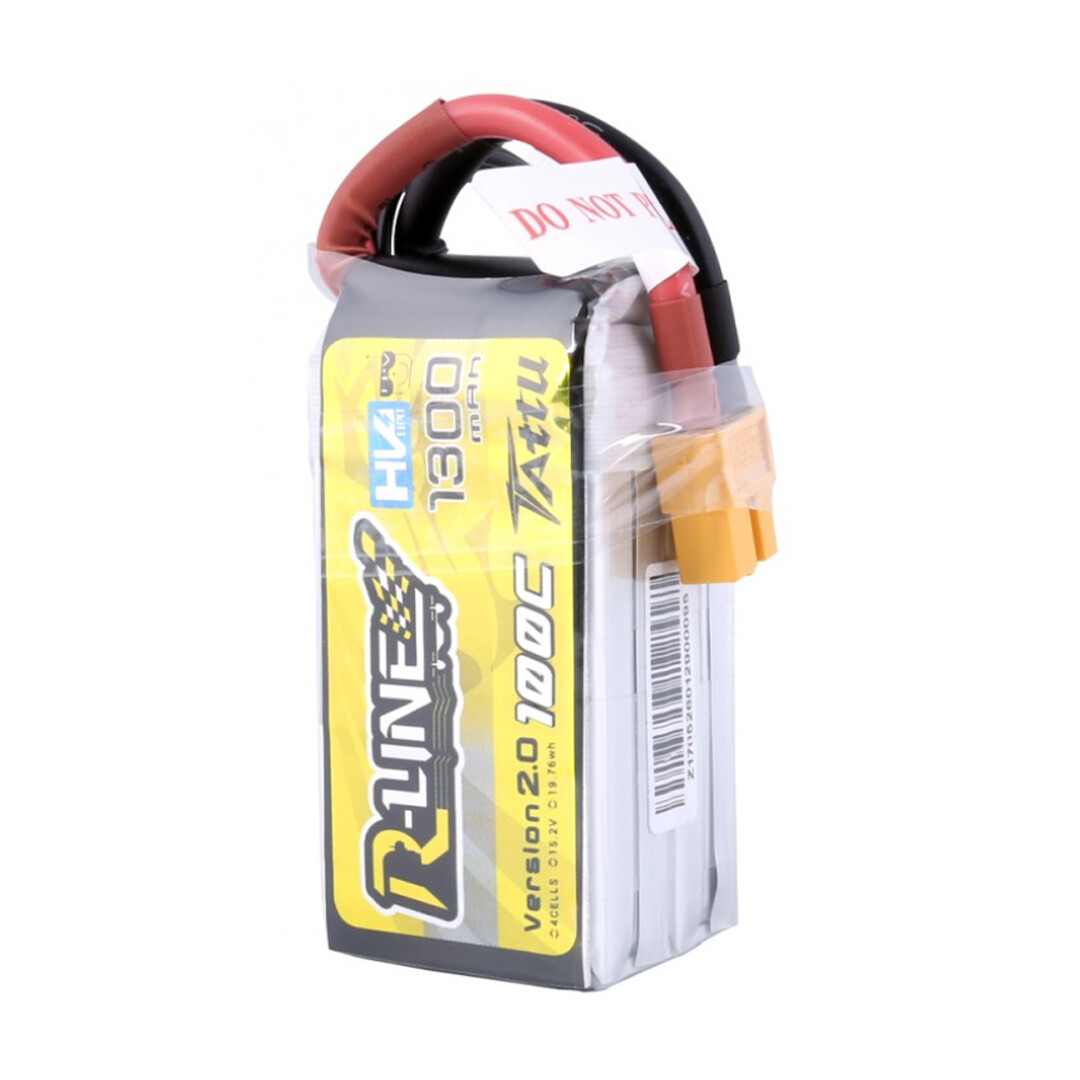 Tattu R-Line Version 2.0 1300mAh 100C 4S 1P HV Lipo Battery