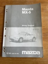 1994 Mazda MX-5 Miata OEM Electrical Wiring Diagram Manual