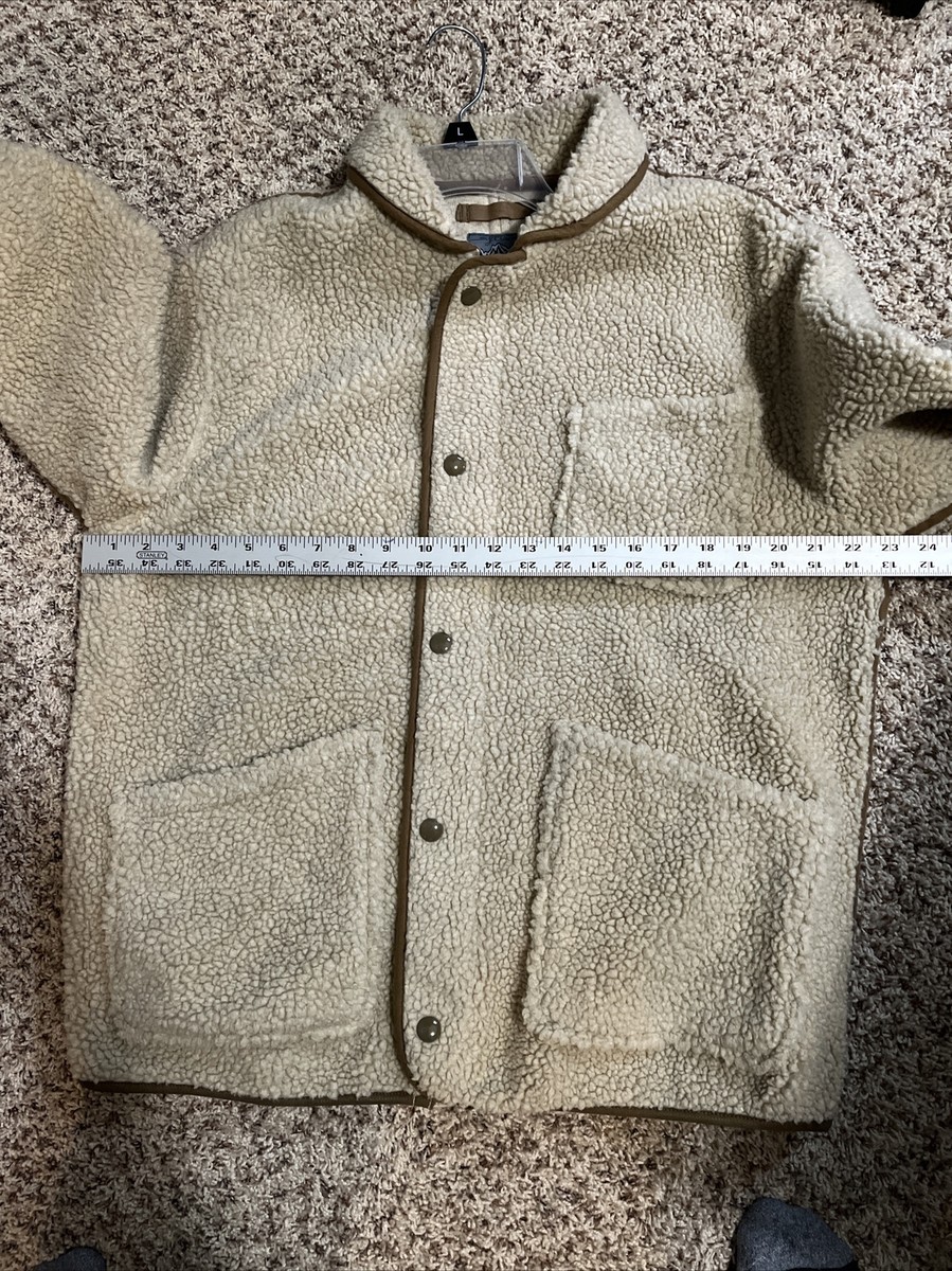 Men's J. Crew Nordic Snap Button Front Mountain Sherpa Fleece