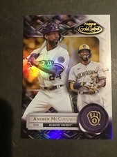 2022 Topps Gold Label Andrew McCutchen Class 1 Base Card Milwaukee Brewers