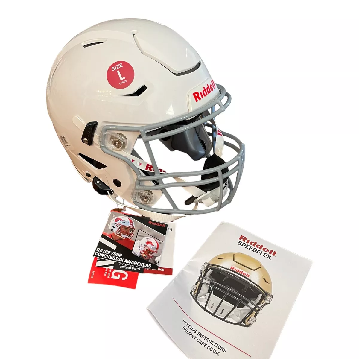 Riddell SpeedFlex Football Helmet Youth Large L New In Box 2023 Edition White