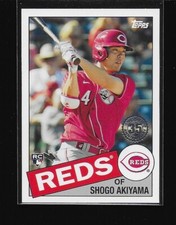 2020 Topps Update 1985 35th Anniversary #4 Shogo Akiyama Rookie Cincinnati Reds