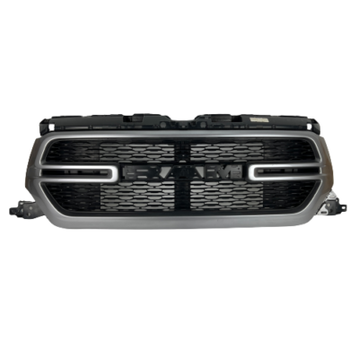 OEM 2019 - 2024 RAM 1500 Tradesmen Grille Assembly Silver w/ Mesh