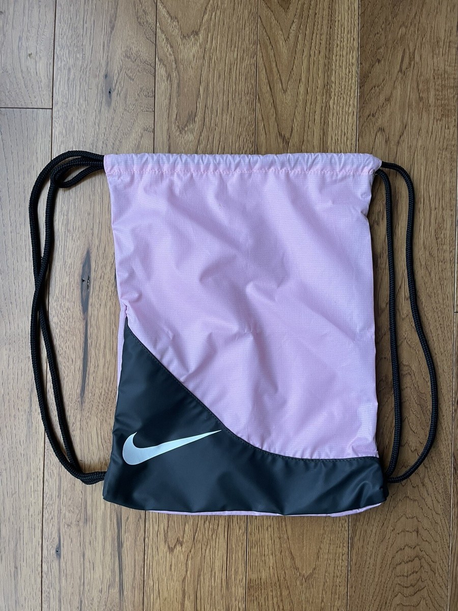 purple nike drawstring bag
