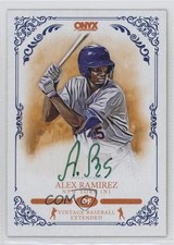 2022 Onyx Vintage Extended Green Ink /50 Alexander Ramirez Alex #VAAR Auto 19l7