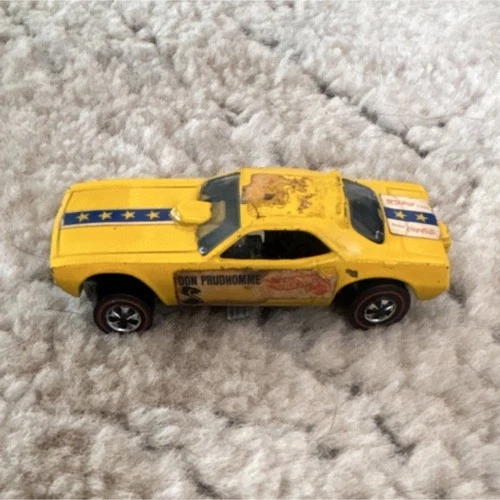 New ListingHot Wheels Redlines Snake Plymouth 1:64 Yellow Diecast Car Opening Hood