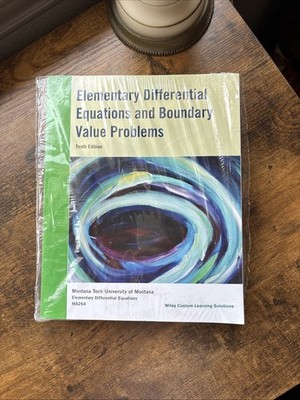 Elementary Differential Equations Boundary Value Problems 10th Ed Wiley NEW
