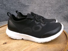 OOFOS OOMG Sport LS Low Womens Shoes Lace Black Comfort Sneakers Size 8 EU 39