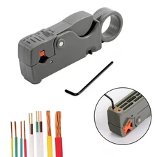 1pc Stripping Pliers Wire Cable Tool Stainless Steel Insulated Electrical - NEW*