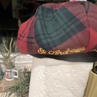 Vintage Old Course St Andrews Scotland Tartan Flat Cap Ivy Golf Hat Plaid — photo 3