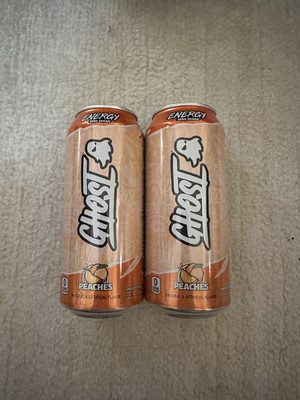 Ghost Energy Peaches Skinless Set Of Two (2)