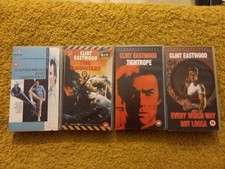 VHS VIDEO × 4 CLINT EASTWOOD