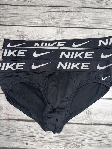 Lot of 3 Nike No open Fly Nylon Briefs Size Large