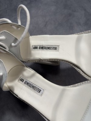 RARE ANN DEMEULEMEESTER SS09 White Archive Avantgarde Runway Y2K